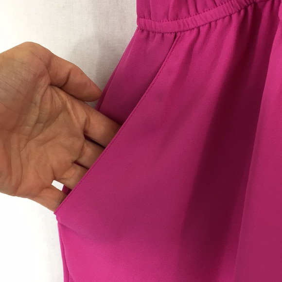 Bcbgmaxazria Fuchsia Romper - Picture 3 of 6